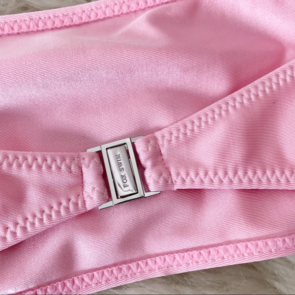 White Fox Pink Kiki Bikini Top Size Large - Picture 5 of 5
